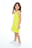 Toontoy Kız Çocuk Baskılı Elbise