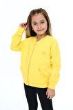 Toontoy Kız Çocuk Baskılı Hırka
