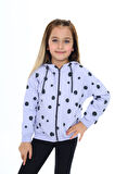 Toontoy Kız Çocuk Baskılı Hırka