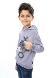 Toontoy Erkek Çocuk Baskılı Sweatshirt
