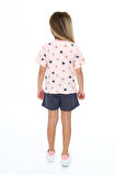 Toontoy Kız Çocuk Baskılı Şortlu Takım