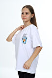 Toontoy Kız Çocuk Baskılı Tişört