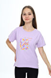 Toontoy Kız Çocuk Baskılı Tişört