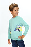 Toontoy Erkek Çocuk Baskılı Sweatshirt