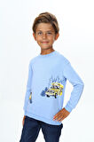 Toontoy Erkek Çocuk Baskılı Sweatshirt