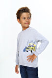 Toontoy Erkek Çocuk Baskılı Sweatshirt