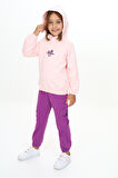 Toontoy Kız Çocuk Kapüşonlu Eşofman Takım