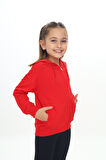 Toontoy Kız Çocuk Kapüşonlu Hırka