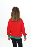 Toontoy Kız Çocuk Baskılı Sweatshirt
