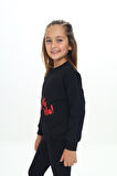 Toontoy Kız Çocuk Baskılı Sweatshirt