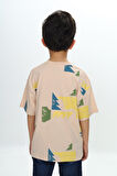 Toontoy Erkek Çocuk Renkli Grafik Baskılı Tişört