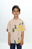 Toontoy Erkek Çocuk Renkli Grafik Baskılı Tişört
