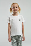 Toontoy Kız Çocuk Göğsü Baskılı Pijama Takım