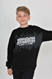 Toontoy Erkek Çocuk Stance Baskılı Sweatshirt