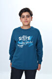 Toontoy Erkek Çocuk New Strıve Baskılı Sweatshirt