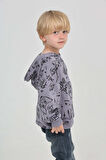 Toontoy Erkek Çocuk Oyun Baskılı Sweatshirt