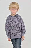 Toontoy Erkek Çocuk Oyun Baskılı Sweatshirt