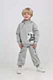 Toontoy Erkek Çocuk Yaka Fermuarlı Eşofman Takım