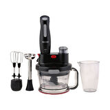 Homend Premium 4'lü Elektrikli Çeyiz Seti Tost, Kahve, Çay Makinesi ve Blender Seti Siyah