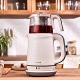 HOMEND Royaltea 1745h Çay Makinesi Krem