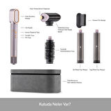 Homend Hairmony 4606h Plus Saç Kurutma ve Şekillendirme Seti Mor