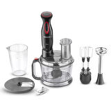 Homend Functionall 2851H Mutfak Robotu Siyah Kırmızı