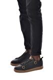 CH191 CKT Side Buckle Erkek Ayakkabı SIYAH