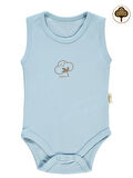 Civil Baby Bebek Organik Çıtçıtlı Badi 0-18 Ay Mavi