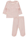 Civil Baby Bebek Organik Pijama Takımı 0-6 Ay Pembe