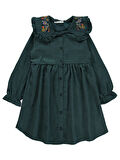 Civil Girls Kız Çocuk Elbise 6-9 Yaş Yeşil