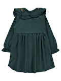 Civil Girls Kız Çocuk Elbise 6-9 Yaş Yeşil