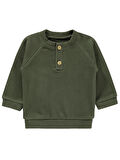 Civil Baby Erkek Bebek Sweatshirt 6-18 Ay Haki