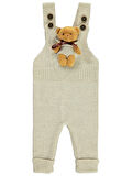 Civil Baby Ayıcıklı Kız Bebek 3 - 6 Ay Tek Salopet Bej