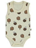 Civil Baby Bebek Çıtçıtlı Badi 1-18 Ay Bej
