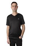 Lumberjack Ct104 Basic Pes V Neck Siyah Erkek T-Shirt