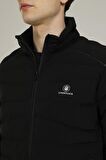 Lumberjack Siyah Dik Yaka Erkek Nakışlı Mont W M-SN56 MARCEL COAT 2