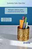 Kalemlik Masa Kalemliği Organizer Kalemlik Altın Renk Model 76