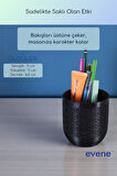 Kalemlik Masa Kalemliği Organizer Kalemlik Siyah Renk Model 77