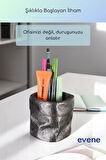 Kalemlik Masa Kalemliği Organizer Kalemlik Gümüş Eskitme Renk Model 80