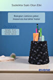 Kalemlik Masa Kalemliği Organizer Kalemlik Siyah Renk Model 84