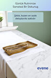 Takı Organizer Makyaj Düzenleyici Kozmetik Organizer Dekoratif Tabak Altın Renk Model 33