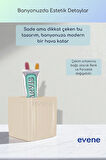 Diş Fırçalığı Diş Fırçalık Diş Fırçası Standı Diş Fırçası Tutucu Altın Renk Model 86