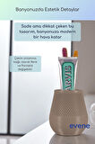 Diş Fırçalığı Diş Fırçalık Diş Fırçası Standı Diş Fırçası Tutucu Siyah Renk Model 89
