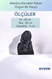 Dekoratif Obje Biblo Ev Dekorasyon Heykel Salon Masa Üstü Süs Eşyası Altın Model 59