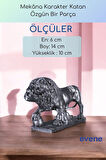 Dekoratif Obje Biblo Ev Dekorasyon Heykel Salon Masa Üstü Süs Eşyası Aslan Altın Model 61