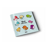 Kalipso Bird Collection 20x20 Cm Laklı Yumuşak Kapak 24 Yp. Çizgili