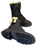 Cool Ferla Kız Çocuk Ayıcıklı Bot Siyah