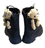 Cool Ferla Kız Çocuk Ayıcıklı Bot Siyah