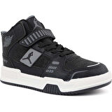 Cool King Uzun Çocuk Sneaker Spor Ayakkabı Siyah