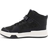 Cool King Uzun Çocuk Sneaker Spor Ayakkabı Siyah